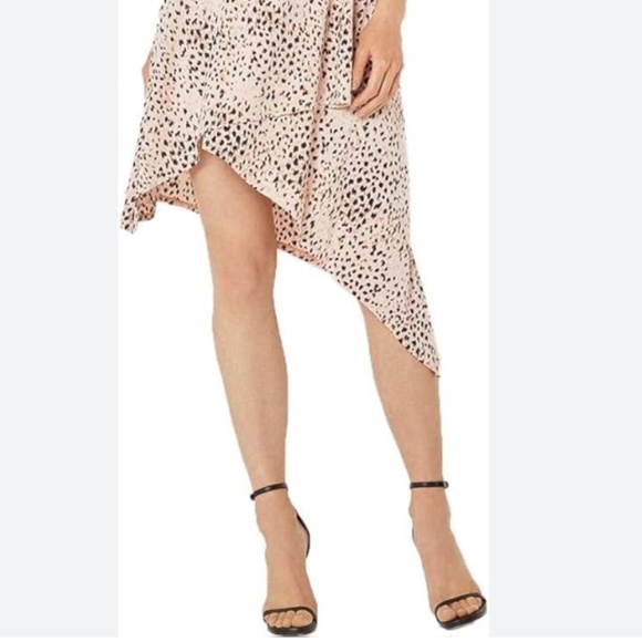 Brand New Bcbgmaxazria Women's Bcbg Painted Animal Print Wrap Dress - Picture 13 of 15